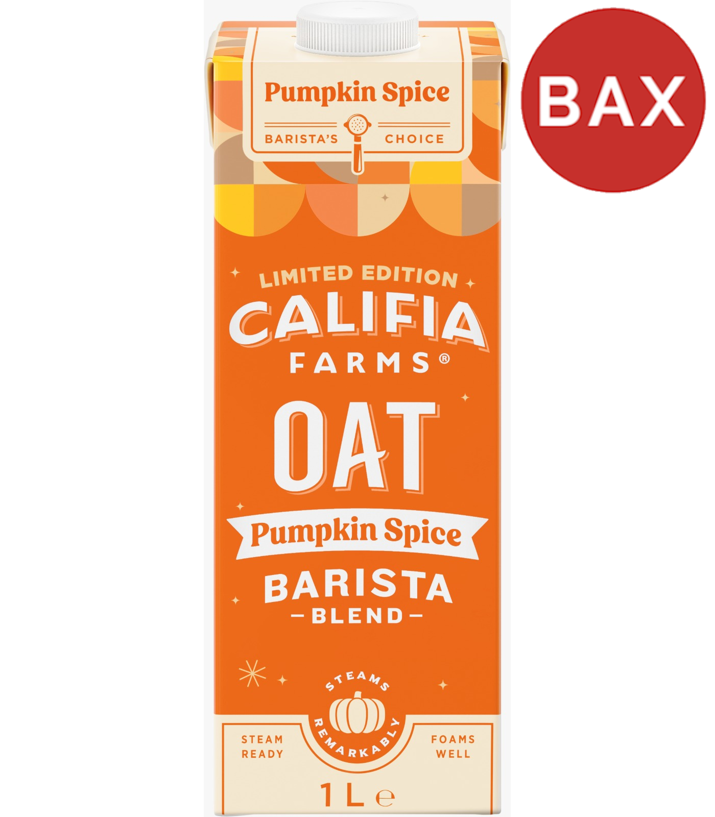 Bautura vegetala din ovaz cu aroma de dovleac, Califia Barista