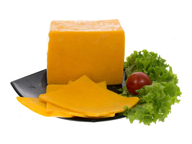 Branza Cheddar felii, 1Kg