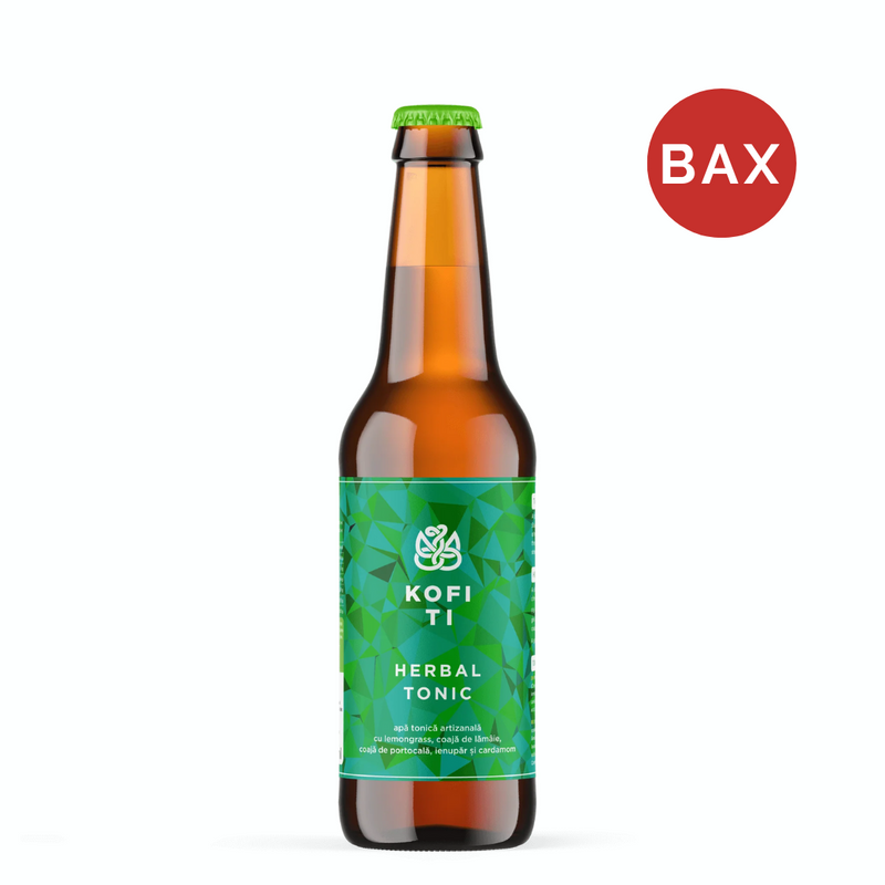 Apa Tonica Artizanala,Herbal Tonic, KofiTi, Bax 12x300ml
