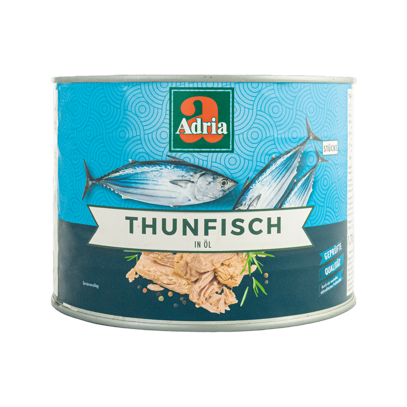Ton intreg in ulei de floarea soarelui, Adria 1705gr 1buc