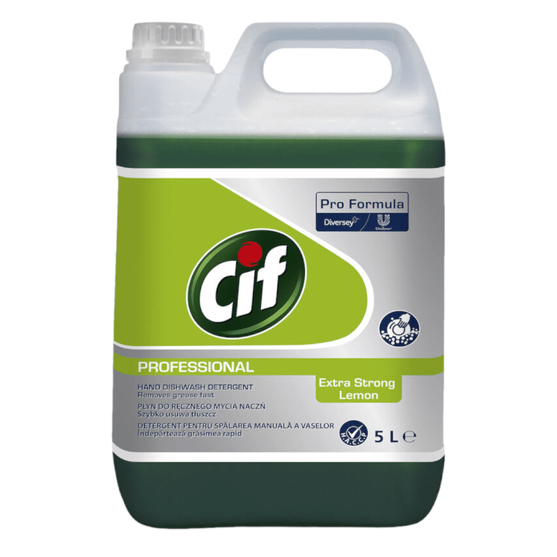 Detergent manual pentru vase - Cif Professional Extra Strong Lemon 5L, Diversey