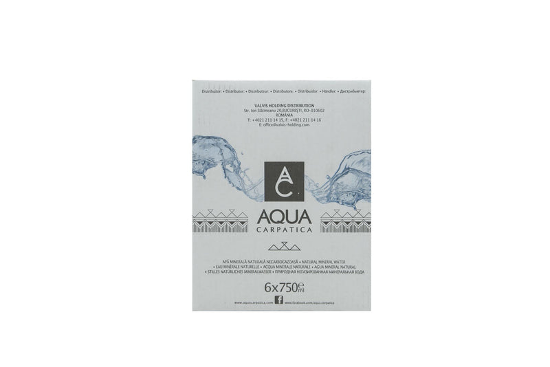 Apa minerala naturala plata, Aqua Carpatica Bax 6x750ml