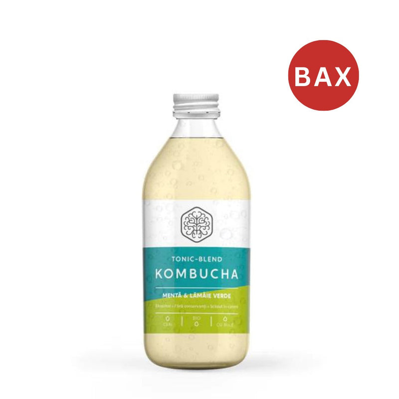 Kombucha - Menta & Lamaie verde, Tonic-Blend, Bax 12x330ml