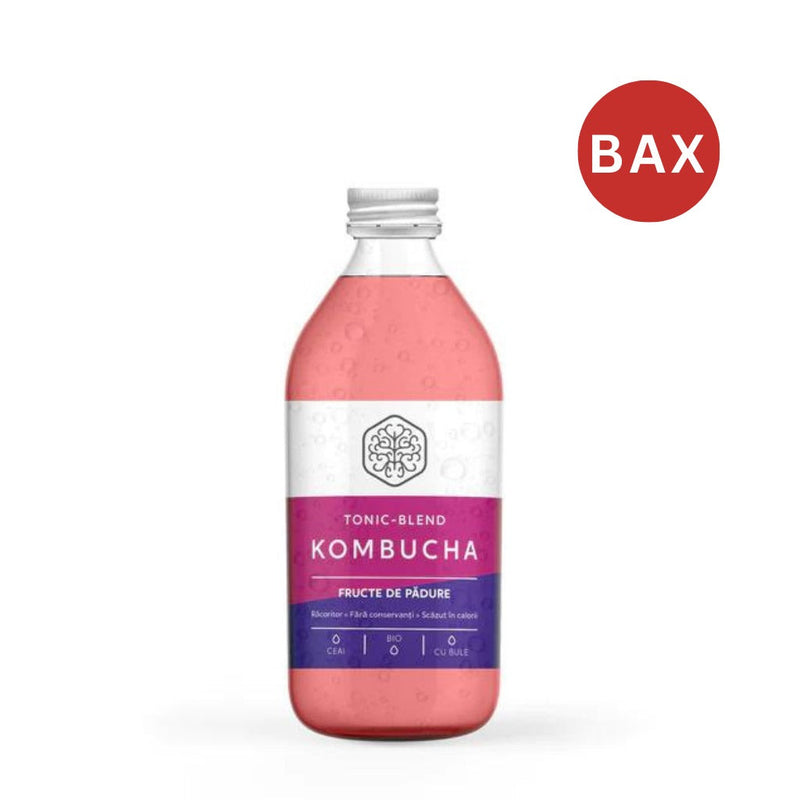 Kombucha - Fructe de padure, Tonic-Blend, Bax 12x330ml