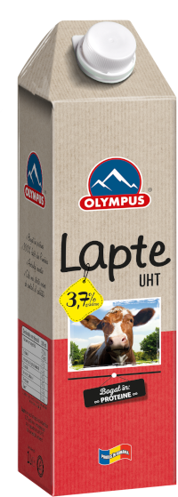 Lapte UHT 3.7%, Olympus 1L