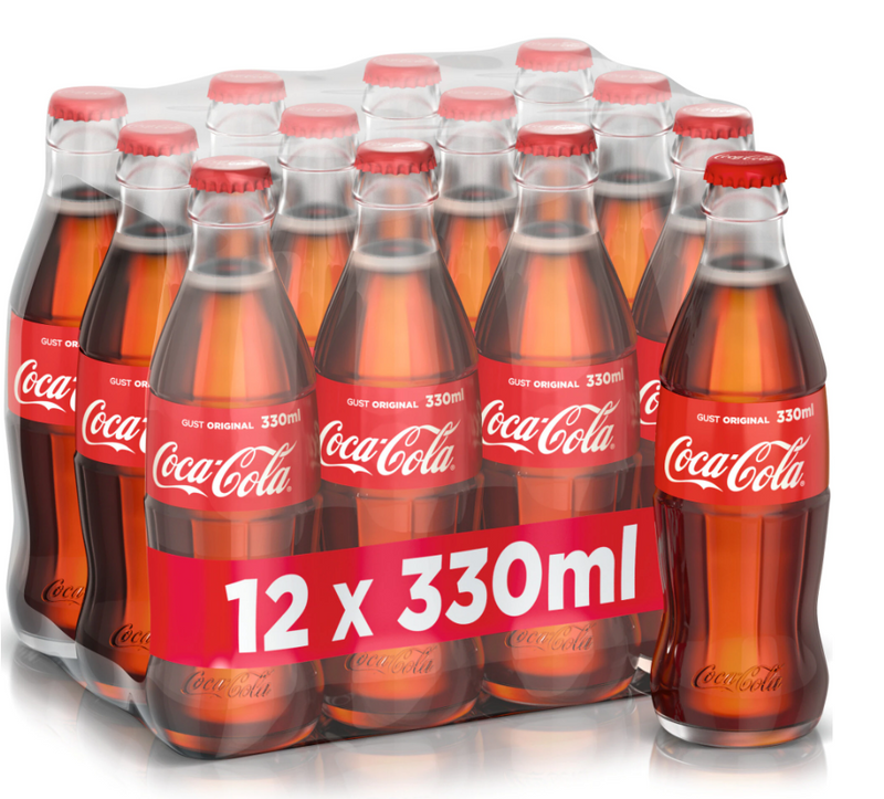 Bautura racoritoare carbogazoasa, Coca-Cola Bax 12x330ml
