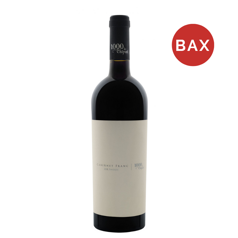 Vin rosu Cabernet Franc 2020, 1000 de Chipuri 750ml Bax 6x0.75L