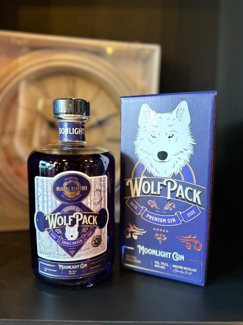 Gift Pack Wolfpack Moonlight Gin, Magura Zamfirei 700ml
