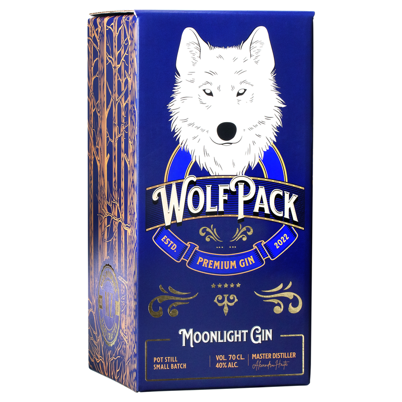 Gift Pack Wolfpack Moonlight Gin, Magura Zamfirei 700ml