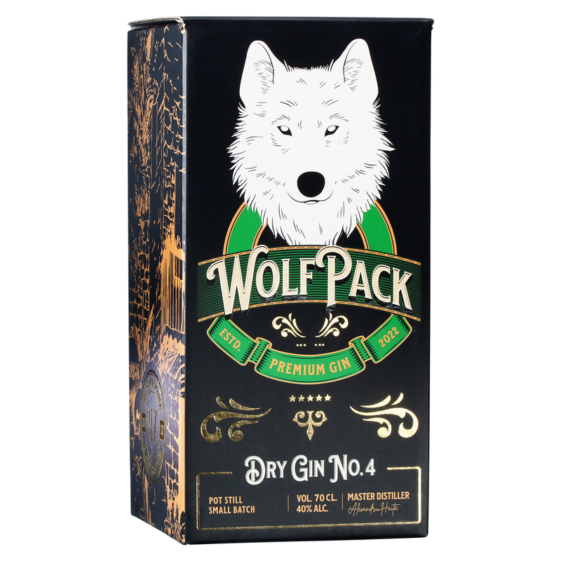 Gift Pack Wolfpack Dry Gin No.4, Magura Zamfirei 700ml