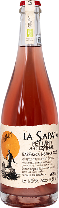 Vin rose Petiant Artizanal Rosé Babeasca Neagra, La Sapata