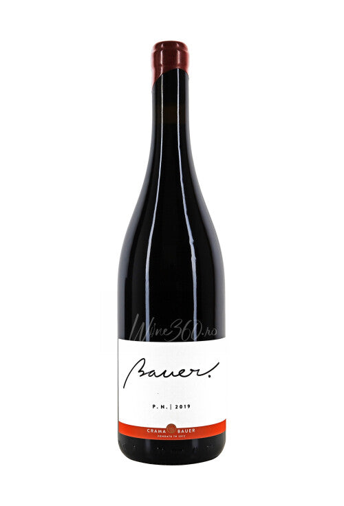 Vin Rosu Pinot Noir 2019, Crama Bauer Bax 6x0.75l