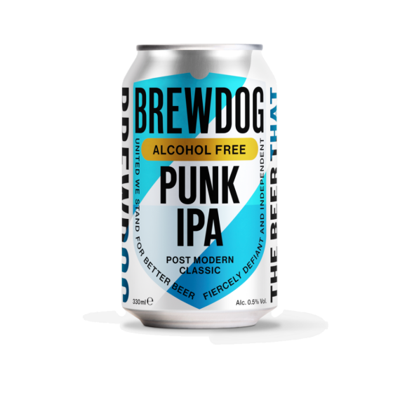 Bere artizanala BrewDog Punk IPA Alcohol Free 330ml