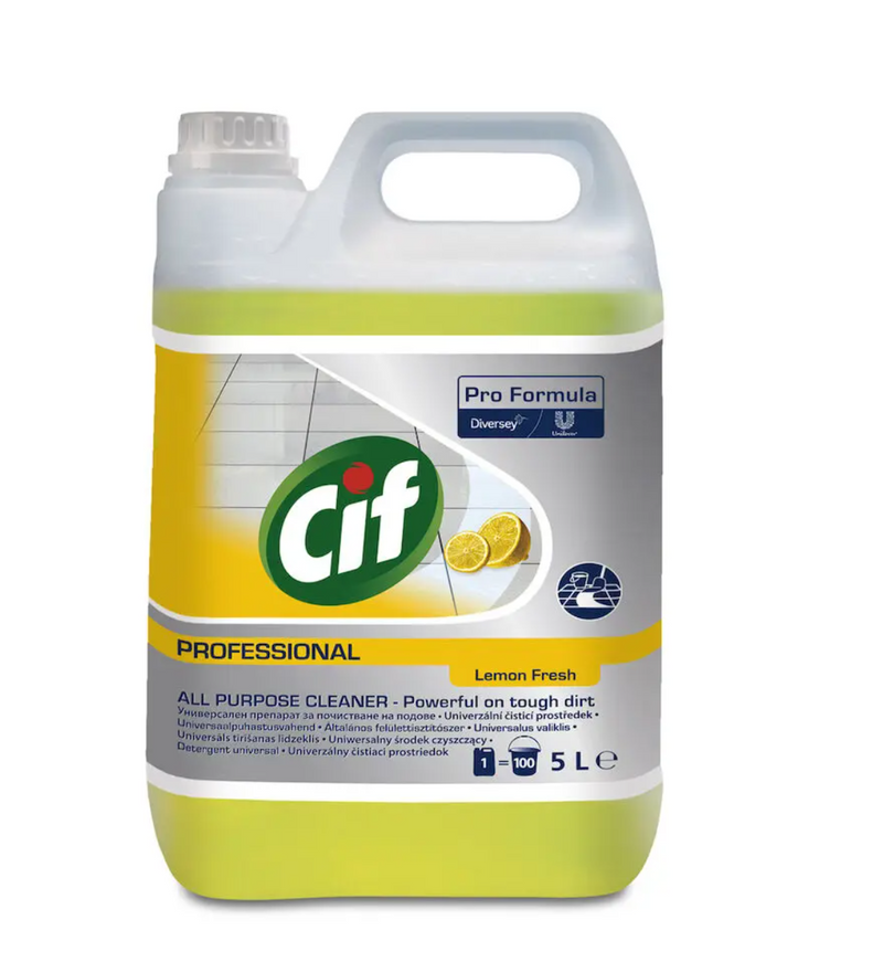Detergent universal - Cif Professional Lemon Fresh 5L, Diversey