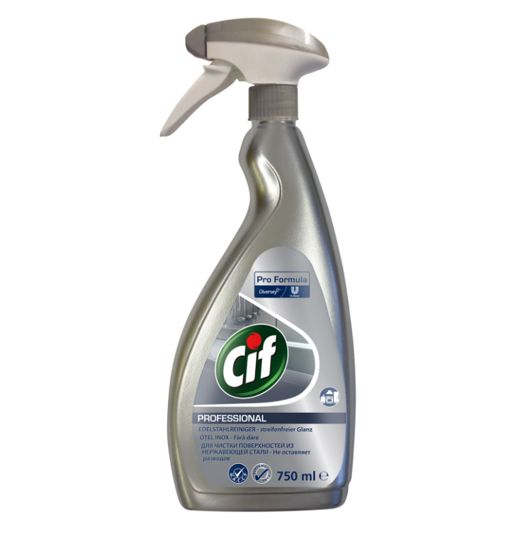 Detergent profesional otel inox - Cif Pro Formula 750ml, Diversey