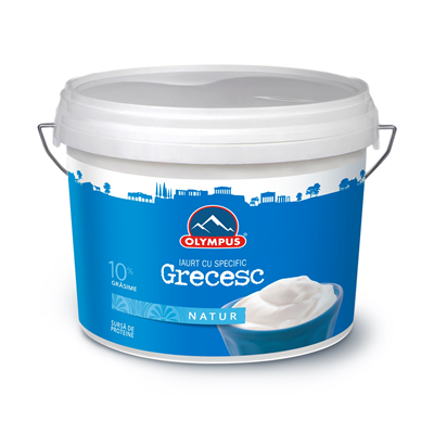Iaurt cu specific grecesc 10%,Olympus 5kg