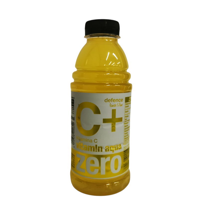Vitamin Aqua C+ ZERO Lemon & Lime, Bax 6x600ml
