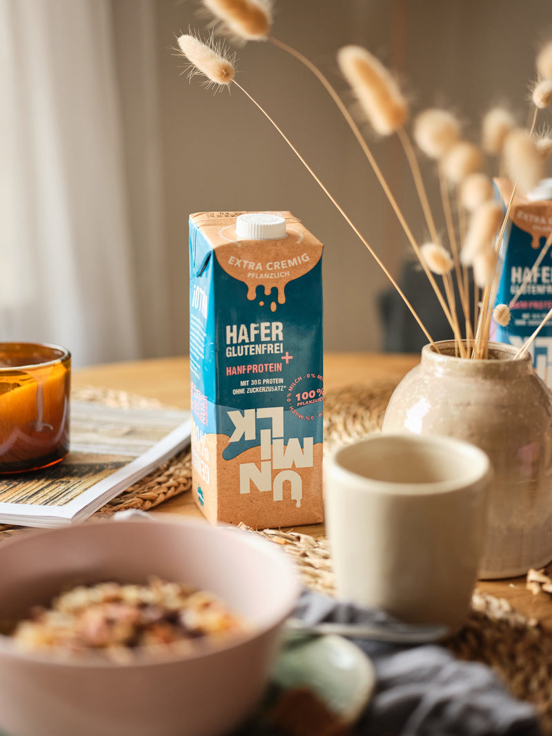 Lapte vegetal, Unmilk Oat + Hemp protein, Fara gluten, 1L