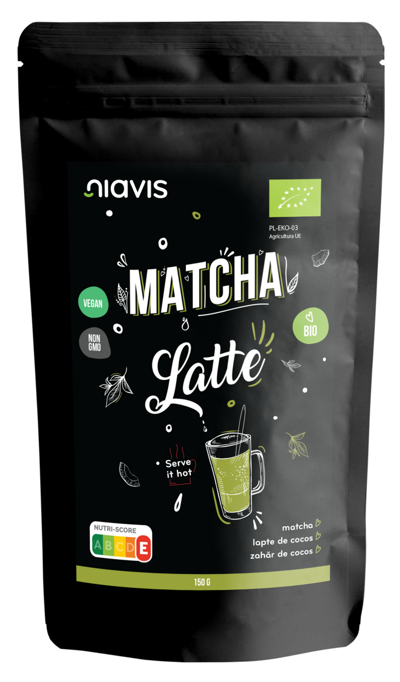 Matcha Latte Pulbere Ecologica/BIO, Niavis 150g