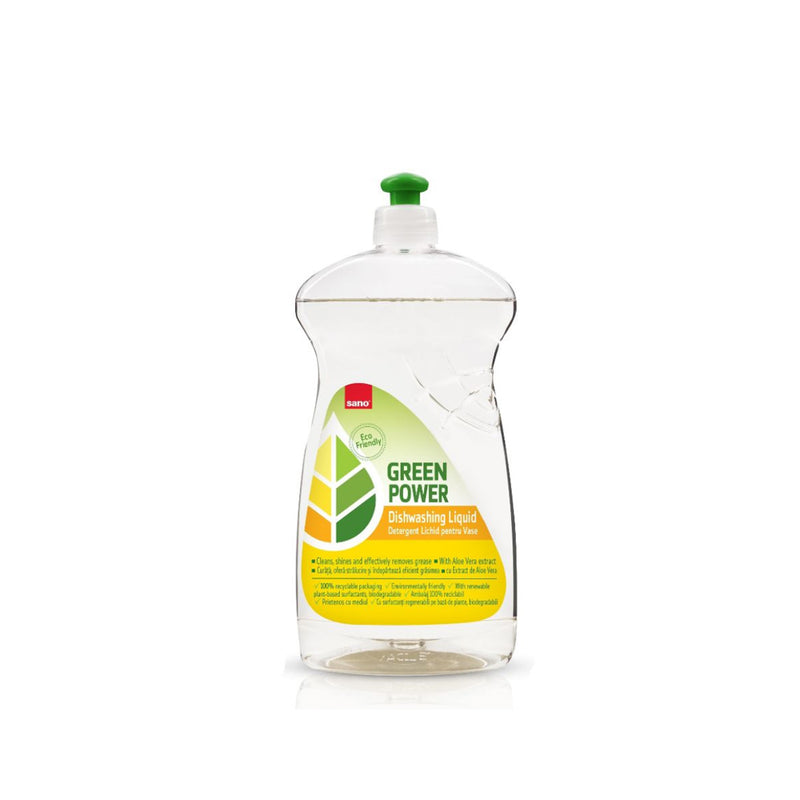Detergent lichid pentru vase Sano Green Power Dishwashing Liquid 700ml