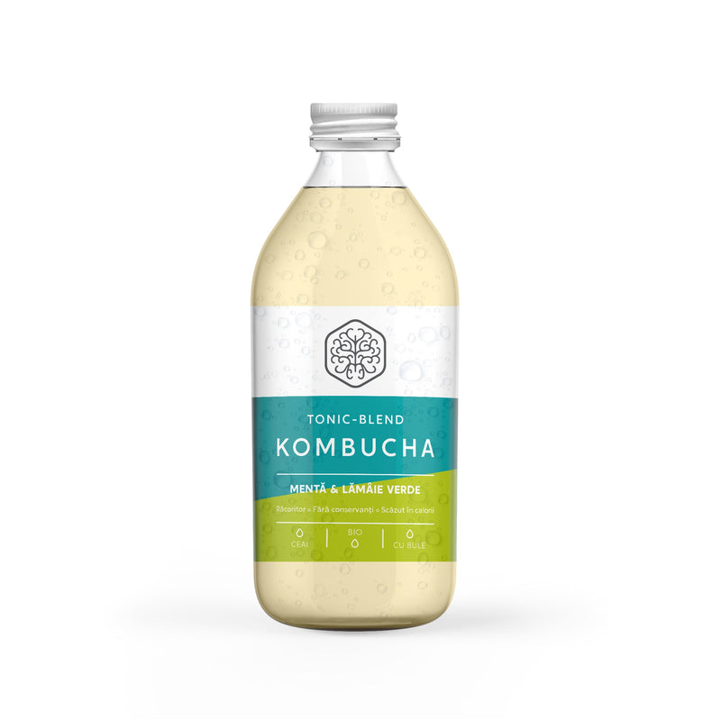 Kombucha - Menta & Lamaie verde, Tonic-Blend, 330ml